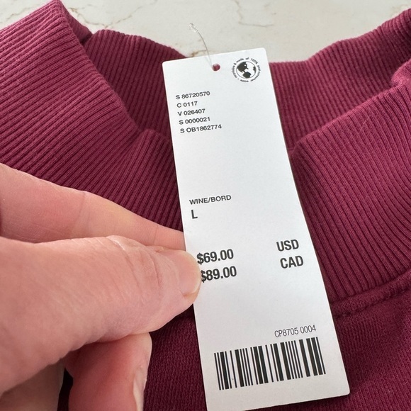 NWT BDG Urban Outfitters Emory Ruffle Mockneck Pullover Sweatshirt with Lace - Picture 9 of 13